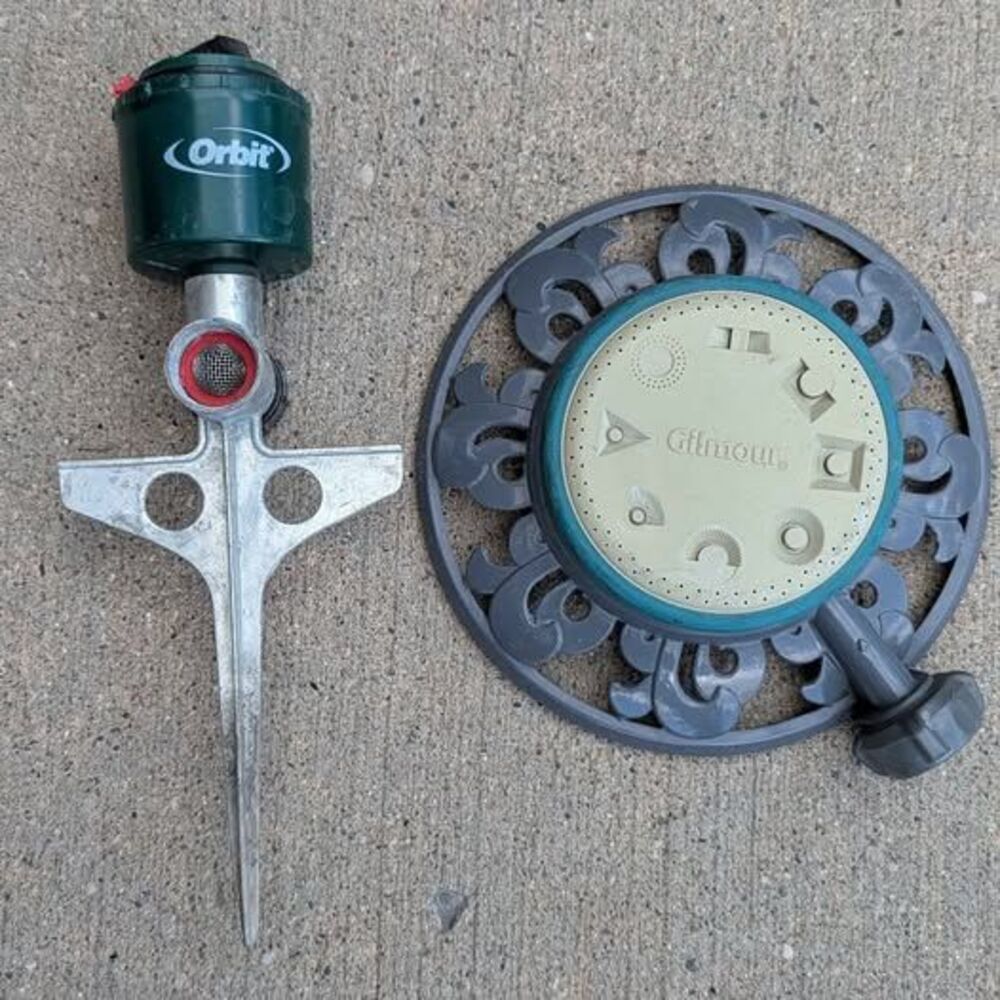 Orbit and Gilmour Lawn Sprinklers